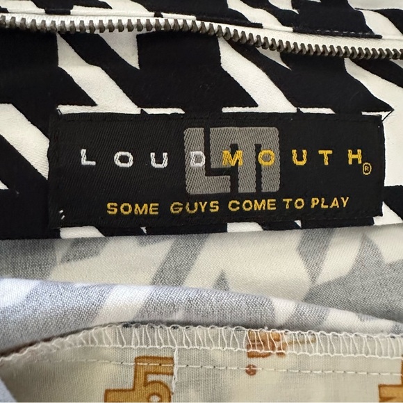 LOUDMOUTH OAKMOUNT HOUNDSTOOTH PANTS SIZE 40 - Picture 12 of 12